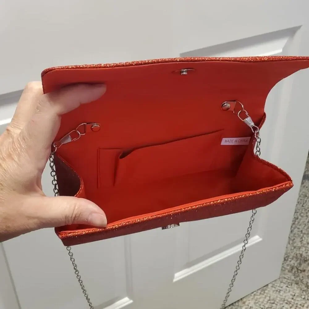 Val Boutique sequin clutch